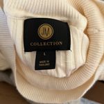 JM Collection NEW  Women’s Turtleneck Ribbed long sleeve sweater eggshell Large Photo 10