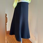 Gegrge Black Fit & Flare Long Skirt SZ 12 Zip On Side No Lining Good Con… Photo 1