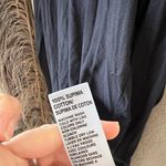 James Perse  black long sleeve cotton v neck Photo 7