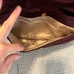 Charming Charlie Maroon Burgundy Cowhide Crossbody Bag Photo 4