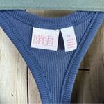 Make + Model  Navy Racerback Tank Top Photo 1