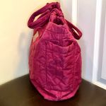 Marc Jacobs  Workwear Pink Embroidered Logo Quilted Tote Bag w. Side Pockets Photo 3