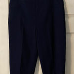 Ruby Rd . Women's Navy Capris size 10 inseam 21” waist 32” elastic brand new Photo 0