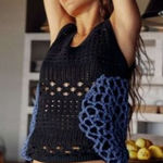 ZARA MIXED CROCHET KNIT VEST size S Photo 0