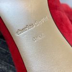 Charles David  Red Suede Pump Shoes 6.5 Photo 4