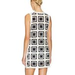 frame denim FRAME Crochet Tassel Popover Mini Dress in Navy Photo 2