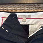 Banana Republic  Hampton Cropped Capri Mid-Rise Black Woven Career Dress Pant Tro Photo 6