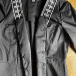 CAbi Turkish Delight Square Neck Military Jacket Gray Cotton Photo 7