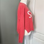 Show Me Your Mumu Spritz Sweater Coral Graphic Knit cropped sweater Medium Photo 6