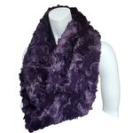Peace & Pearls  Purple Faux Fur Infinity Scarf Photo 0
