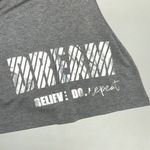 Cato Live Well Active NWT Size 22/24W Gray Dream Foil Graphic Athletic Knit Top Photo 2