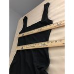 Windsor  Women Dress Square Neck Trapy Sleeveless High Thigh Slit Back Zip Black Photo 6