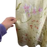 Oscar de la Renta VINTAGE  Pink Label Floral Satin Slip Dress One Size Photo 6