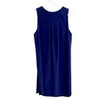Amanda Uprichard Navy Blue Mini Dress Tie Neck 100% Silk Designer Short Sz Small Photo 3