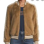 Mother The Letterman Fur Jacket Studded Photo 7