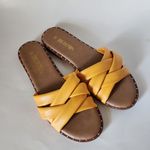 Dream Paris Dream Pairs Yellow PU Studded Slide Sandals Size 8 Photo 4