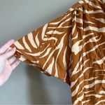 Anthropologie ✨  Maeve Windham Tiger Striped Henley Top Small Photo 7