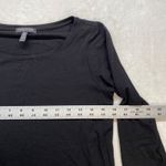 Eileen Fisher Petite Black Dress 3/4 Sleeve Knit Casual Comfy PS-flaw Photo 2