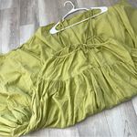 Everlane  Tiered Dress gingham check billow maxi womens Green (small) minimalist Photo 5