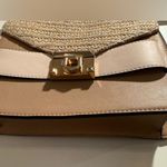 ALDO Tan and Cream Satchel with Textured Design Photo 1