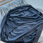 Francesca’s Metallic Gold Gunmetal Silver Pleated Midi Skirt Size Medium Photo 5