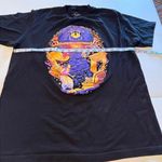 Disney Aladdin Womens Size Large Black Short Sleeve Graphic Shirt Genie Princess Photo 4