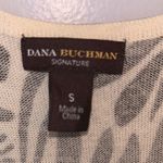 Dana Buchman  Black‎ and Cream Swirl Tank Top Zebra Photo 1