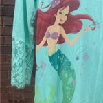 Disney Parks Little Mermaid Princess Ariel Lace Trim Knit Tunic Top Size Medium Photo 1