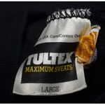 Tultex Vintage Hand Crafted Black Christmas 3-D Reindeer Sweatshirt Size L Granny Core Photo 5