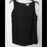 White House | Black Market WHBM | floral sequin embroidered tank top Photo 2