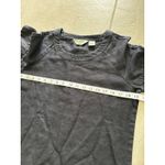 Orvis  Dress Womens 6 Black‎ Linen Puff Sleeve Preppy Minimalist Capsule Classic Photo 5