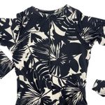 Trina Turk Lennox One Piece Swimsuit Long Sleeve Zip Rash Guard Paddle Suit XL Photo 2