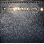 Michael Kors Michael‎ Kors Black Saffiano Leather Zip Card Case Wallet Lanyard Photo 3