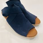 Sonoma Goods for life Wedge sandals in blue size 9 mint condition Photo 1