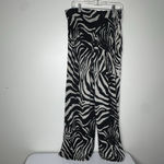 Joseph Ribkoff Bold and Modern Black-and-White Zebra Print Pants Size 10 Photo 3