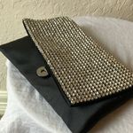 Amber Sceats : Stella Crystal Zirconia front, black satin back- clutch with strap Photo 14