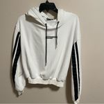 I am gia I.AM.GIA REVOLVE White Logo Striker Hoodie- Size Small Photo 2