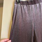 ZARA Velvet Flare Pants in Brown Photo 3