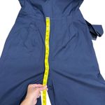 J.Crew Navy Dark Matter Poplin Jumpsuit Stretch Preppy Spring Casual Chic Size 2 Photo 14