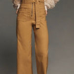 Maeve Anthropologie The Colette Weekend Jumpsuit Size 6 Honey Photo 0