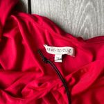 Revolve Remi x Gigi Dress in cherry red NWT 1X One shoulder maxi ruched stretch Photo 2