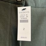 Talbots NWT  Mid-Rise DarkGreen Career Skinny Ankle Twill Dress Pant Trouser, 2 Photo 3