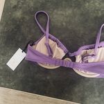Shade & Shore Women's Tunneled Neckline Underwire Bikini Top - Purple Photo 8