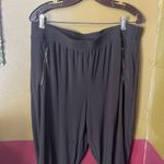 Chico's Chico’s knit joggers size 16 (3) cropped ankle. Brown wide waist band and elasti Photo 5