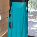Michael Lauren  Black Teal Racerback 100% Modal Tank Top Size Small Photo 6