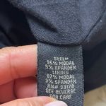 Catherine Malandrino Flutter Sleeves Jersey Black Dress Size M Stretch Photo 6