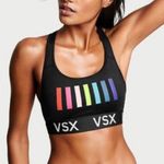 Victoria's Secret Victoria’s Secret VSX Black Rainbow Sports Bra Photo 0