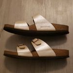 Birkenstock  Birko Flor Pearlescent Chic Edgy Y2K Retro Preppy Sandal Size 41 Photo 5