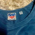 JUNK FOOD sleeveless blue “free spirit” graphic tank top Size XS Photo 3