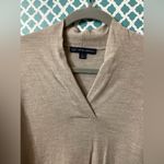 Brooks Brothers women’s tan sweater, merino wool size large Photo 2